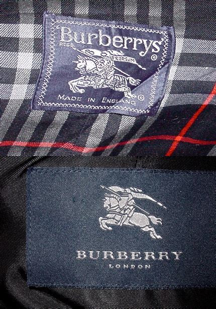 burberry t shirt tag|vintage burberry tags.